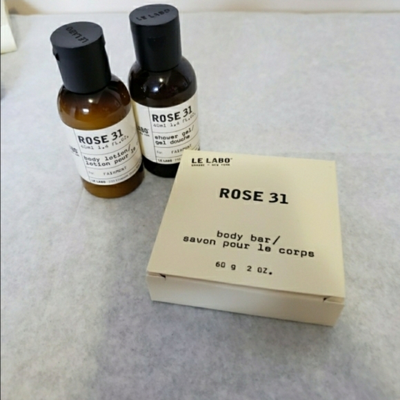 Le Labo Rose 31 partial mini set gel, bar and lotion - Picture 2 of 6